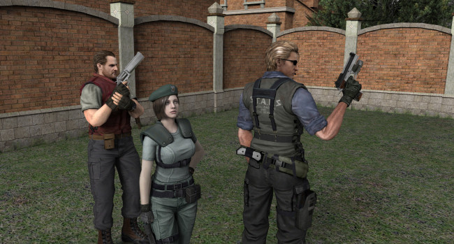 Обои картинки фото 3д графика, фантазия , fantasy, девушки, взгляд, фон, оружие