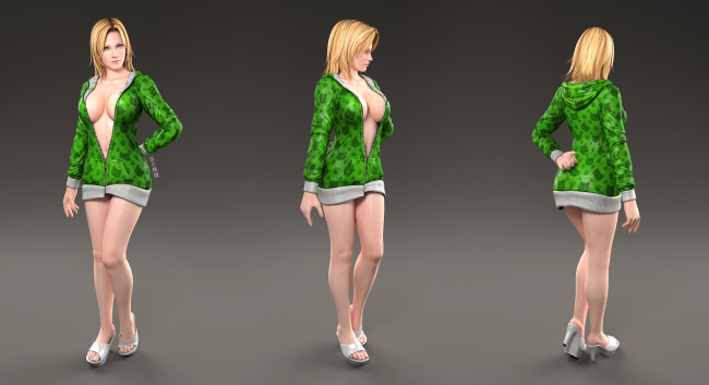 Обои картинки фото 3д графика, люди , people, девушка, взгляд, фон