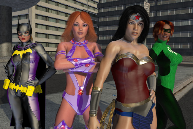 Обои картинки фото 3д графика, фантазия , fantasy, девушки, взгляд, фон