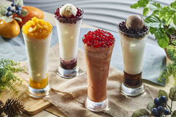 Картинка еда мороженое +десерты манго десерт бокалы