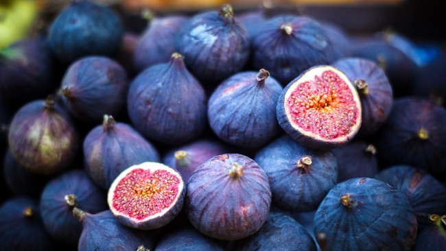 Обои картинки фото еда, инжир, много, фрукты