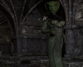 Картинка 3д+графика существа+ creatures кобра фон