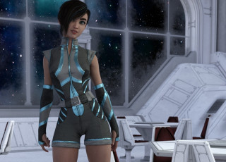 Картинка 3д+графика фантазия+ fantasy фон взгляд девушка