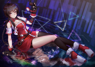 Картинка аниме vocaloid девушка