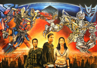 Картинка рисованное кино роботы мужчины взгляд фон девушка