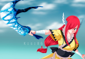 Картинка аниме fairy+tail эльза