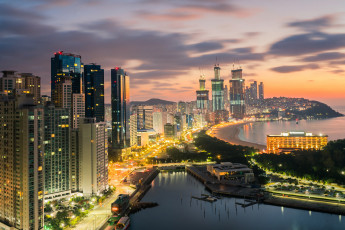 Картинка busan+city +south+korea города -+панорамы простор
