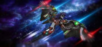 Картинка 3д+графика существа+ creatures взгляд девушка фон