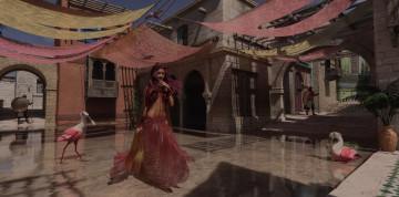 Картинка 3д+графика фантазия+ fantasy взгляд девушка фон