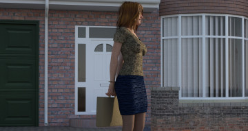 Картинка 3д+графика фантазия+ fantasy фон взгляд девушка