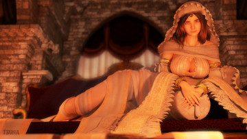 Картинка 3д+графика люди+ people фон взгляд девушка