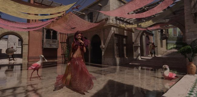 Обои картинки фото 3д графика, фантазия , fantasy, взгляд, девушка, фон