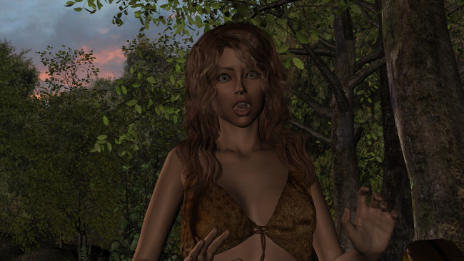 Обои картинки фото 3д графика, фантазия , fantasy, фон, взгляд, девушка