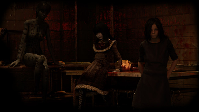 Обои картинки фото 3д графика, фантазия , fantasy, фон, взгляд, девушки