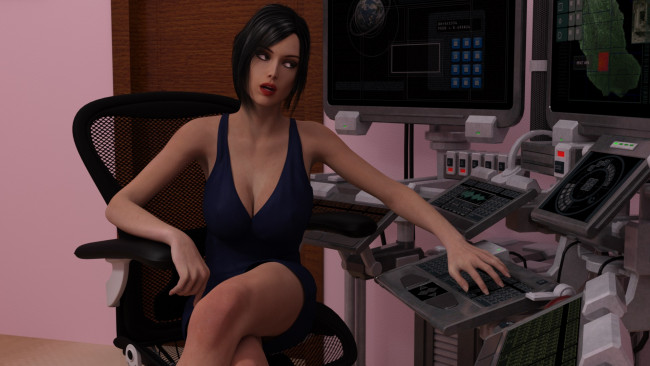 Обои картинки фото 3д графика, люди , people, фон, девушка, взгляд