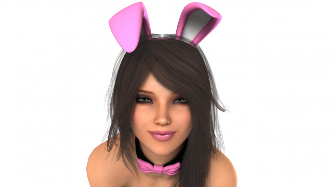 Обои картинки фото 3д графика, портрет , portraits, фон, взгляд, девушка