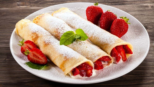 Обои картинки фото еда, блины,  оладьи, блинчики