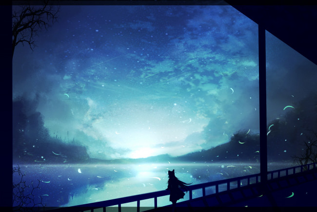 Обои картинки фото аниме, touhou, тохо