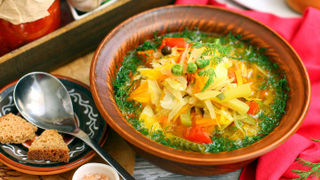 Картинка еда первые+блюда суп овощной