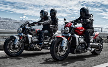 Картинка 2020+triumph+rocket+3 мотоциклы triumph rocket 3 2020 новые красный черный