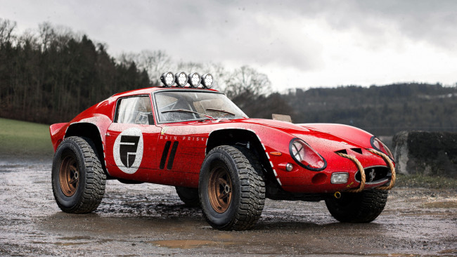 Обои картинки фото автомобили, виртуальный тюнинг, ferrari, 250, gto