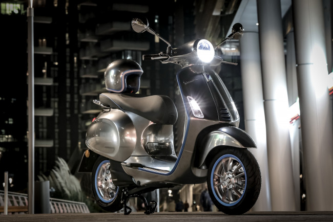 Обои картинки фото мотоциклы, мотороллеры, vespa