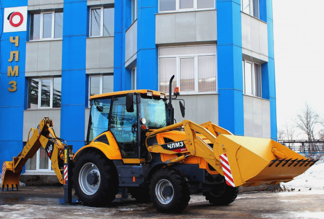 Обои картинки фото техника, фронтальные погрузчики, clmz