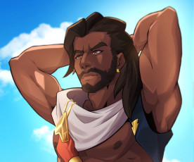 Картинка видео+игры league+of+legends league of legends akshan