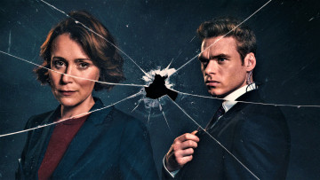 Картинка кино+фильмы bodyguard+ сериал женщина телохранитель стекло дыра