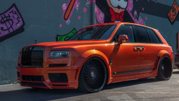 Картинка колян автомобили rolls-royce orange rolls royce graffiti monopoly black wheels cullinan