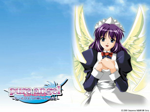 Картинка аниме angels demons девушка крылья ангел