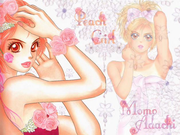 Обои картинки фото аниме, peach, girl