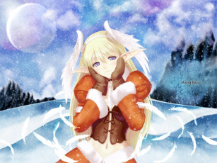 Картинка аниме shining tears wind