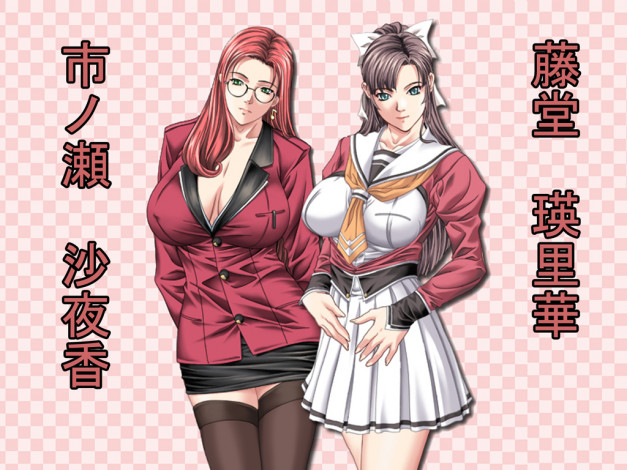 Обои картинки фото cleavage, аниме, *unknown, другое