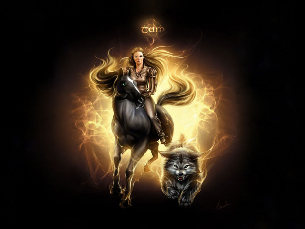 Обои картинки фото фэнтези, всадники, наездники