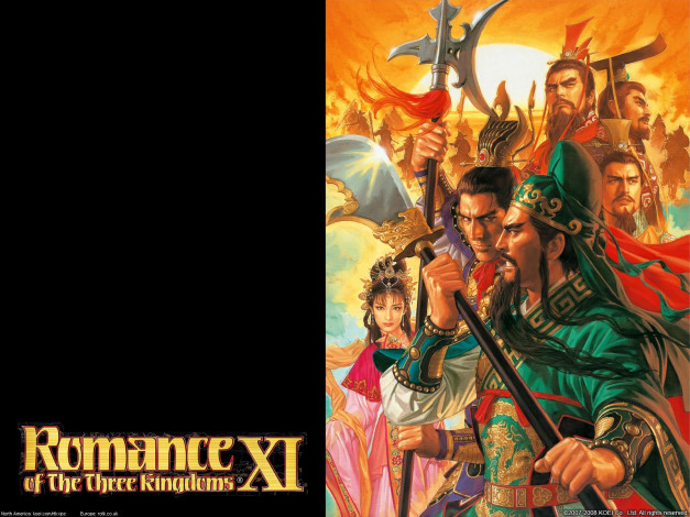 Обои картинки фото romance, of, the, three, kingdoms, 11, видео, игры, xi