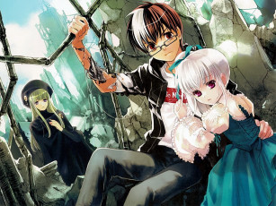 Картинка аниме weapon blood technology