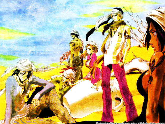 Обои картинки фото аниме, bleach