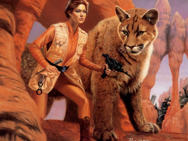 Обои картинки фото rowena, morril, фэнтези, красавицы, чудовища