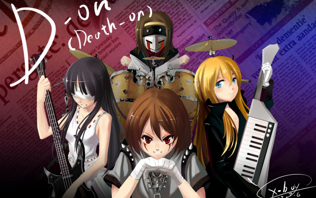 Обои картинки фото аниме, on