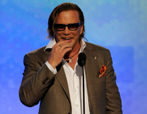 обоя мужчины, mickey, rourke, очки, микрофон