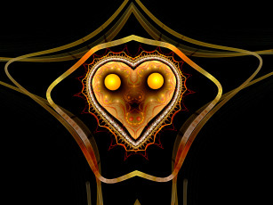 Картинка 3д графика fractal фракталы абстракция узор