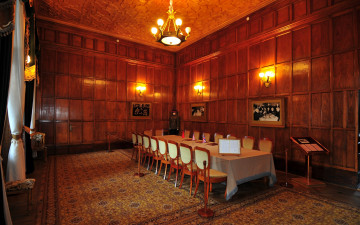 Картинка интерьер дворцы музеи музей стол