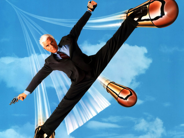 Обои картинки фото the, naked, gun, 2&, 189, smell, of, fear, кино, фильмы, leslie, nielsen