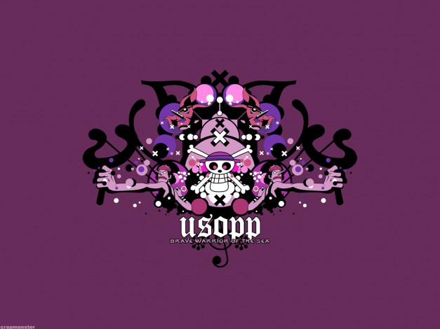 Обои картинки фото аниме, one, piece, usopp