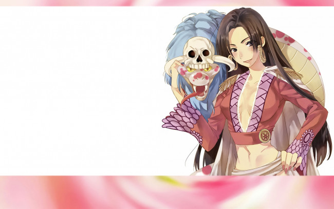 Обои картинки фото аниме, one, piece, boa, hancock