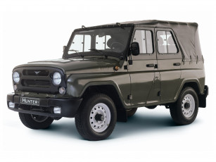 Картинка автомобили уаз uaz hunter 315195-130 темный