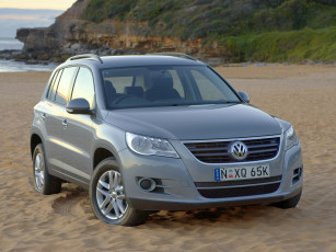 Картинка автомобили volkswagen tiguan au-spec серый