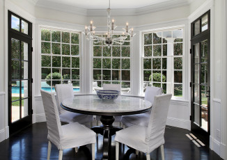 Картинка интерьер гостиная столовая мебель стиль дизайн