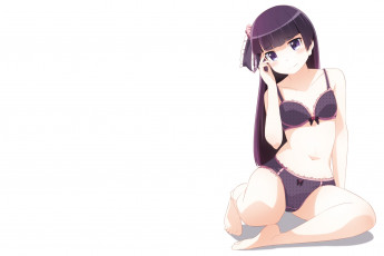 Картинка аниме oreimo девушка нижнее белье gokou ruri